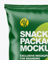 Paper Snack Package Mockup