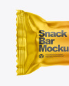 Matte Metallic Snack Bar Mockup