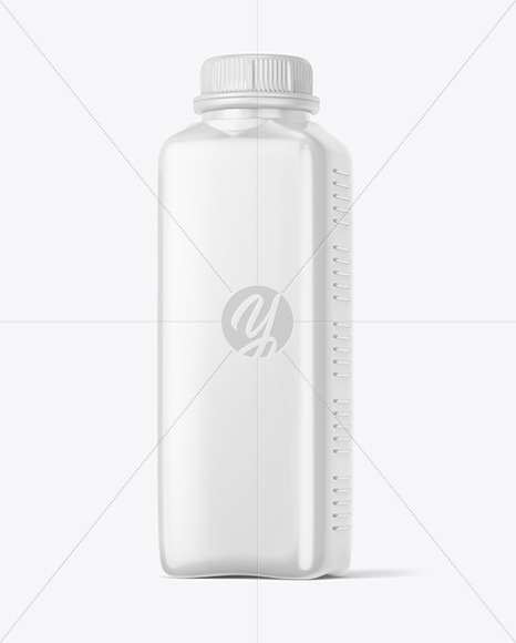 Glossy Motor Oil Bottle Mockup