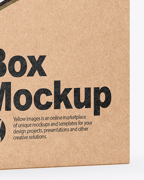 Kraft Box Mockup