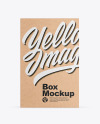 Kraft Box Mockup