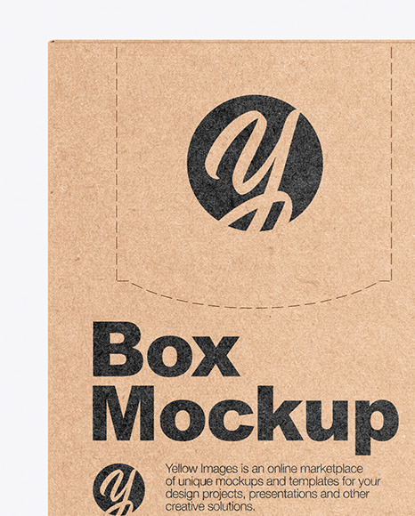 Kraft Box Mockup