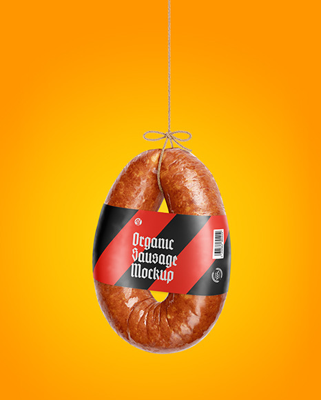 Krakowska Sausage Mockup Krakowska Sausage Mockup