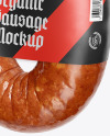 Krakowska Sausage Mockup