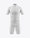 Men&#039;s Cycling Suit Mockup