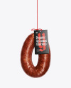 Dark Krakowska Sausage Mockup Dark Krakowska Sausage Mockup