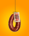 Dark Krakowska Sausage Mockup Dark Krakowska Sausage Mockup