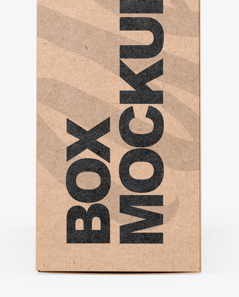 Kraft Box Mockup