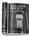 Matte A4 Magazine Mockup