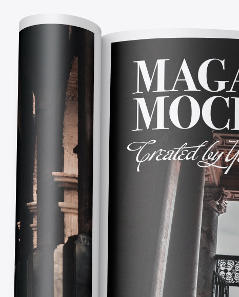 Matte A4 Magazine Mockup