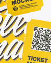 Two Tickets Mockup