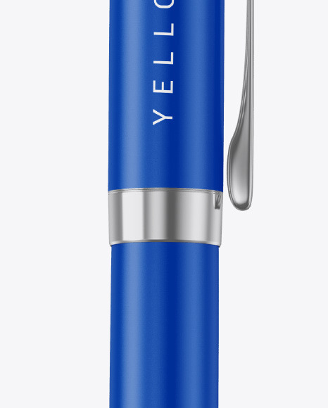 Matte Pen w/ Metallic Finish Mockup