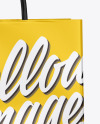 Matte Shopping Bag w/ Rope Handles Mockup