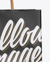 Matte Shopping Bag w/ Rope Handles Mockup