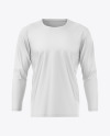 Men's Long Sleeve T-Shirt Mockup