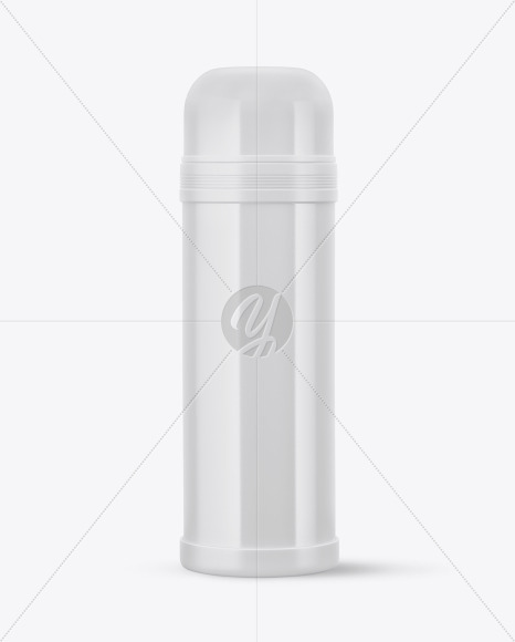 Glossy Thermos Mockup