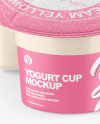 Yogurt Cup Mockup