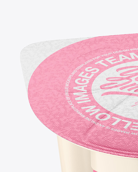 Yogurt Cup Mockup