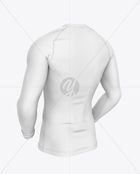 Long Sleeve Compression T-Shirt Mockup