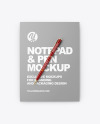 Notepad & Pen Mockup