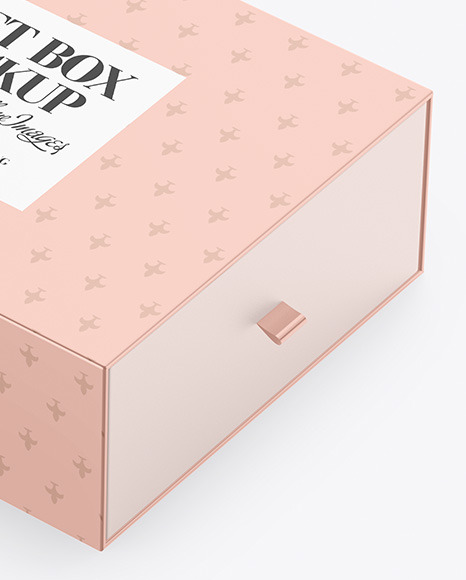 Gift Paper Box Mockup