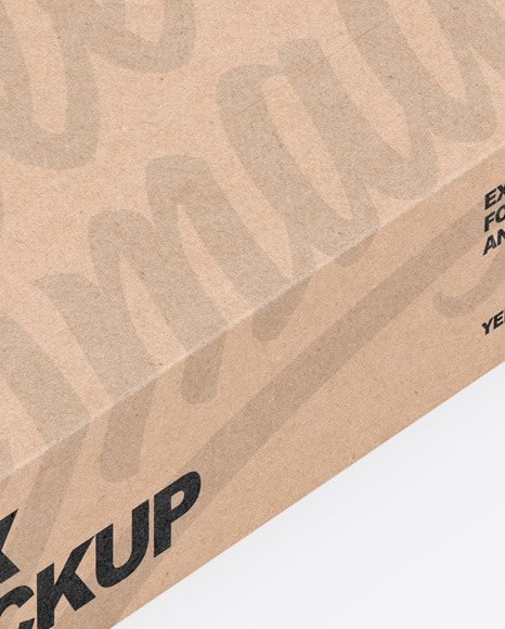 Kraft Box Mockup