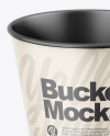 Matte Bucket Mockup