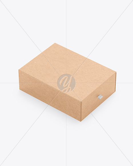 Gift Kraft Box Mockup