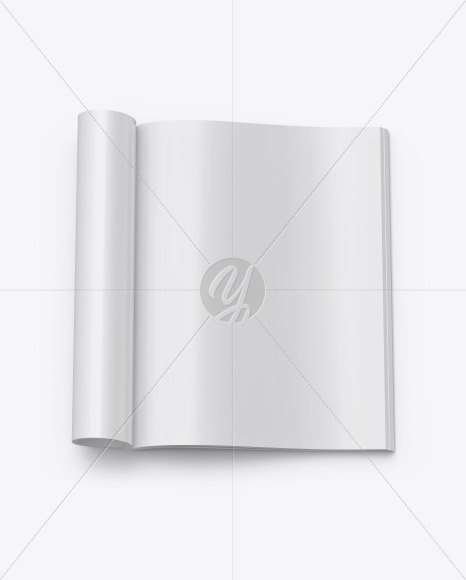 Glossy A4 Magazine Mockup