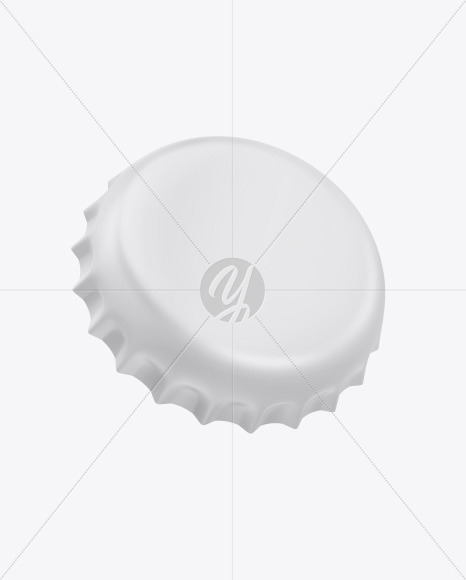 Matte Bottle Cap Mockup