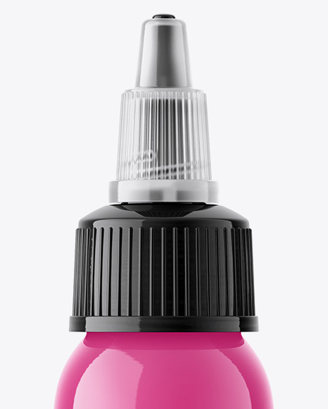 1 Oz Plastic Dropper Bottle Mockup