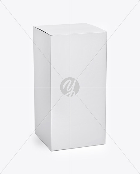 Glossy Paper Box Mockup