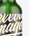 Frosted Green Glass Dropper Bottle Mockup Frosted Green Glass Dropper Bottle Mockup