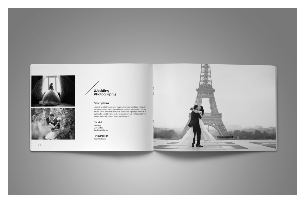 A5 Photography Portfolio Template