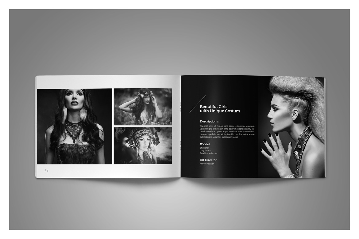 A5 Photography Portfolio Template