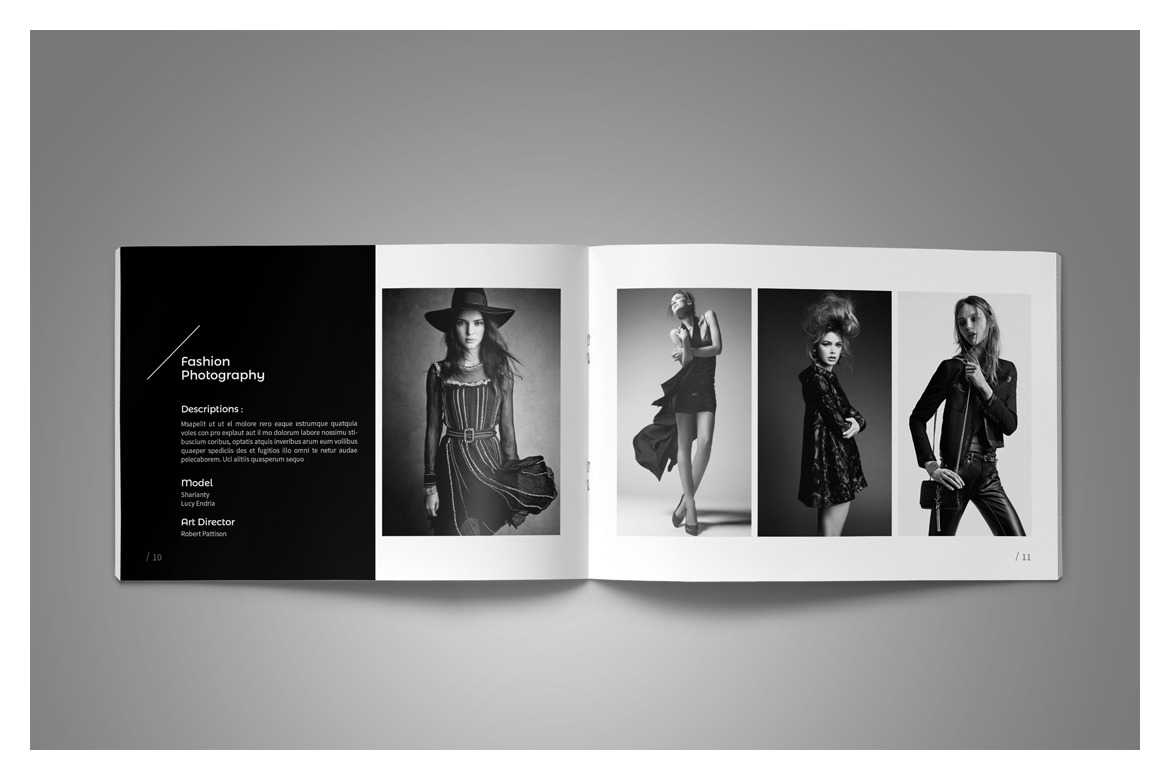 A5 Photography Portfolio Template