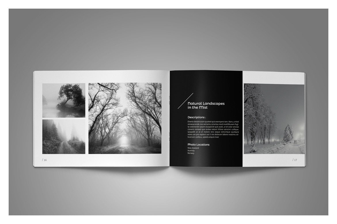 A5 Photography Portfolio Template