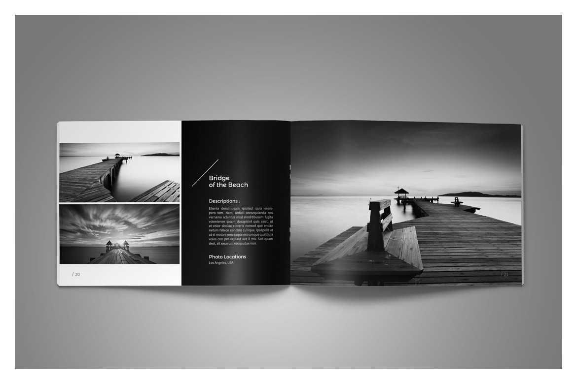 A5 Photography Portfolio Template