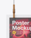 Textured A4 Poster Mockup