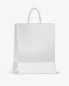 Textured Shopping Bag w/ Rope Handles Mockup