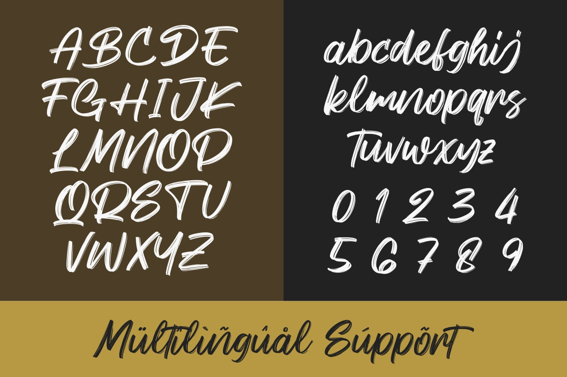 Keypass || Handbrush Font Keypass || Handbrush Font