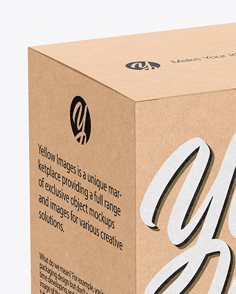 Kraft Box Mockup