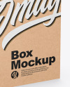 Kraft Box Mockup