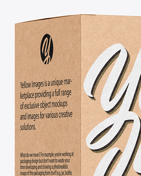 Kraft Box Mockup