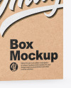 Kraft Box Mockup