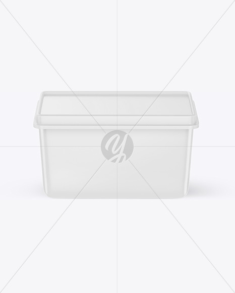 Matte Plastic Container Mockup