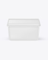 Matte Plastic Container Mockup