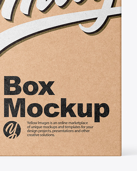 Kraft Box Mockup