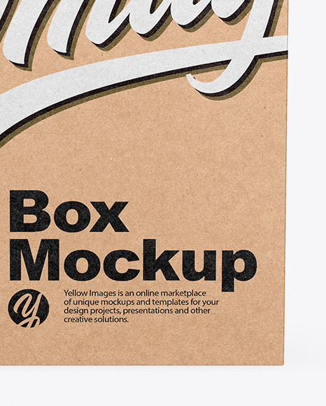 Kraft Box Mockup