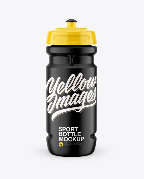 Matte Sport Bottle Mockup